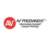 AV PREEMINENT Martindale - Hubbell Lawyer Ratings